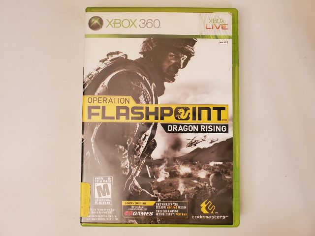 Microsoft Xbox 360 Operation Flashpoint Dragon Rising video game