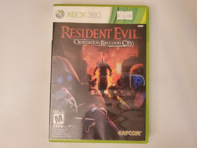 Microsoft Xbox 360 Resident Evil Operation Raccoon City video game