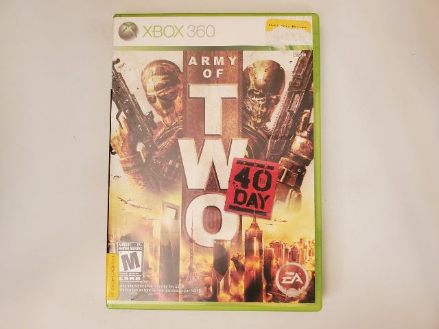 Microsoft Xbox 360 Army of Two The 40th Day video game