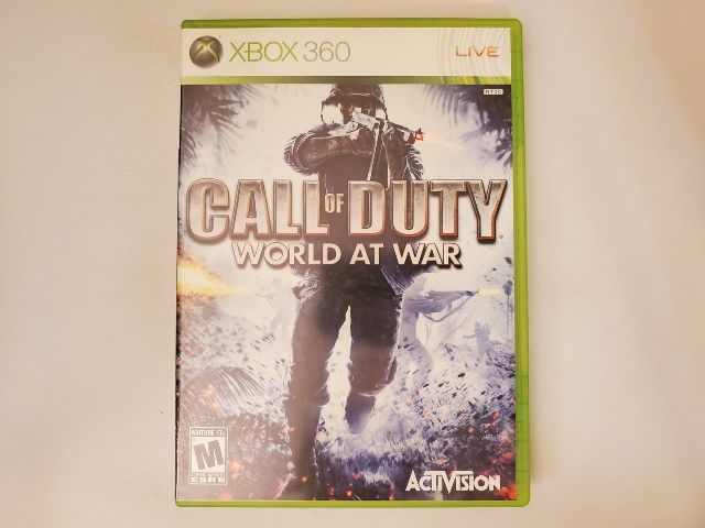 Microsoft Xbox 360 Call of Duty World At War video game