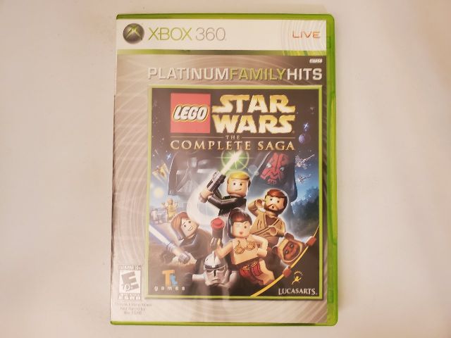 Microsoft Xbox 360 LEGO Star Wars The Complete Saga Platinum Family Hits video game