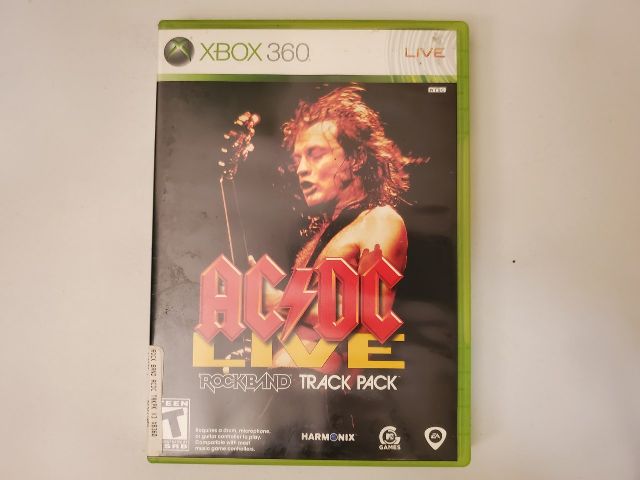 Microsoft Xbox 360 ACDC Live Rockband Track Pack video game
