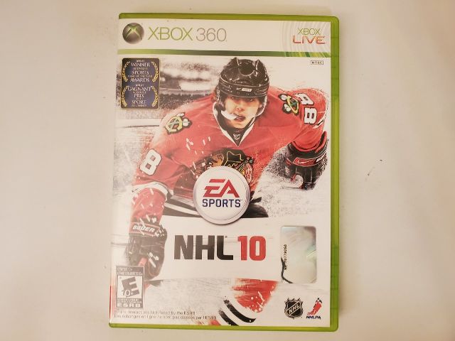 Microsoft Xbox 360 NHL 10 video game