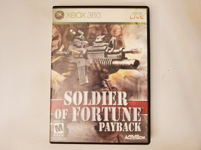 Microsoft Xbox 360 Soldier of Fortune Payback video game