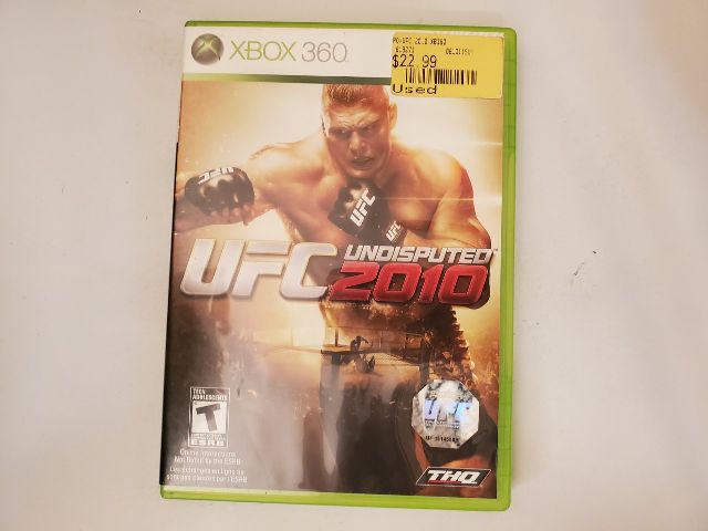 Microsoft Xbox 360 UFC 2010 Undisputed video game