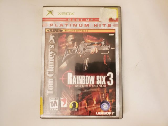 Microsoft Xbox Tom Clancy's Rainbow Six 3 Platinum Hits video game