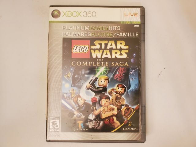 Microsoft Xbox 360 LEGO Star Wars The Complete Saga Platinum Family Hits video game