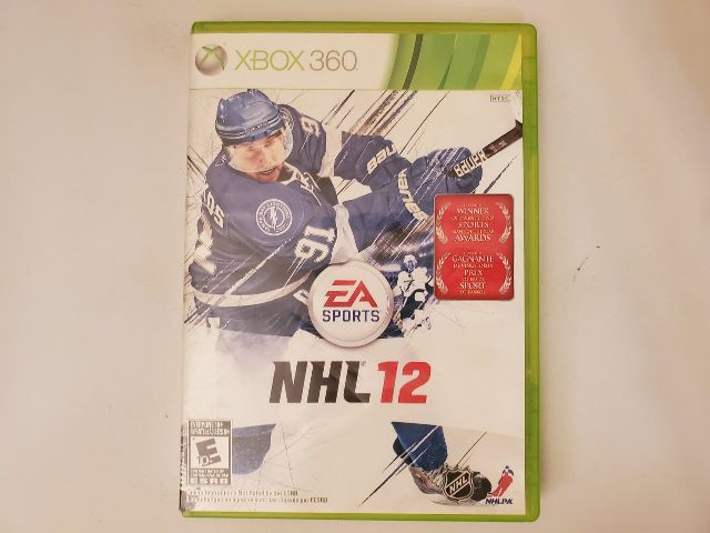 Microsoft Xbox 360 NHL 12 video game