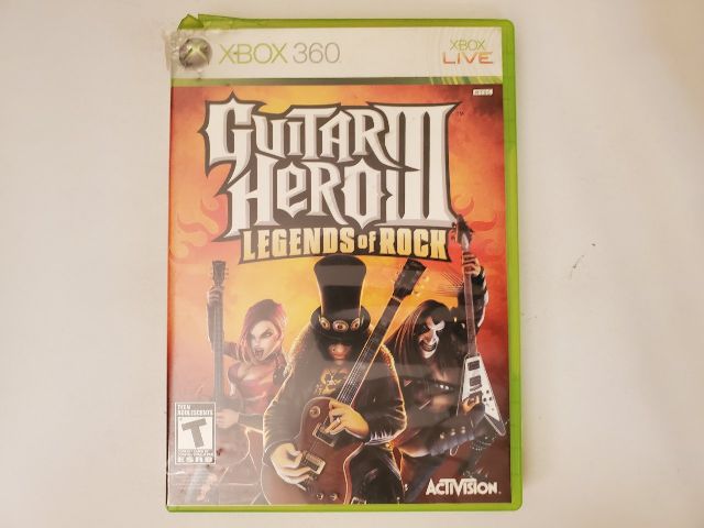Microsoft Xbox 360 Guitar Hero III Legends of Rock video game