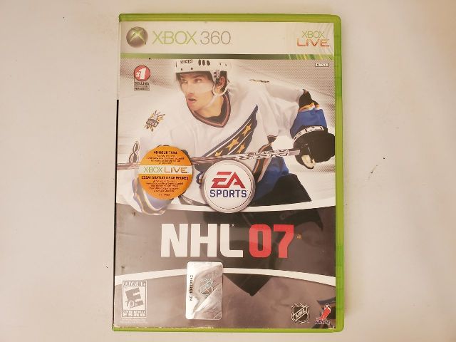Microsoft Xbox 360 NHL 07 video game