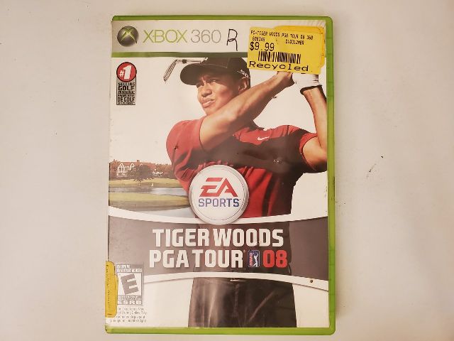 Microsoft Xbox 360 Tiger Woods PGA Tour 08 video game