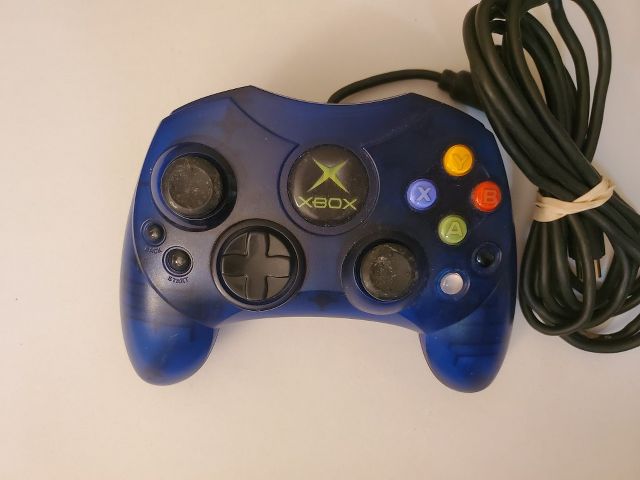 Microsoft Xbox Blue Xbox Controller S video game