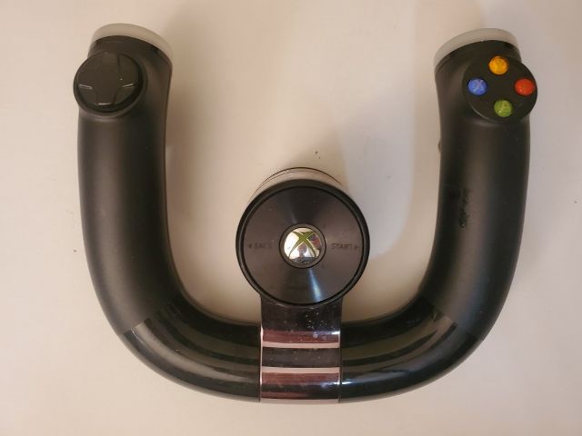 Microsoft Xbox 360 Wireless Speed Wheel Controller video game