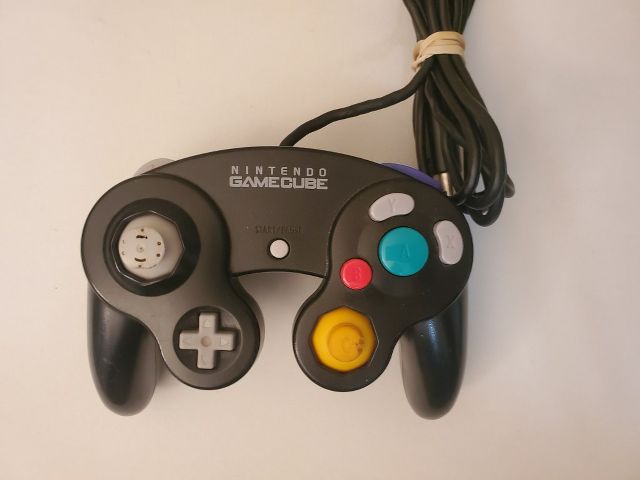 Nintendo GameCube Damaged Black Controller video game