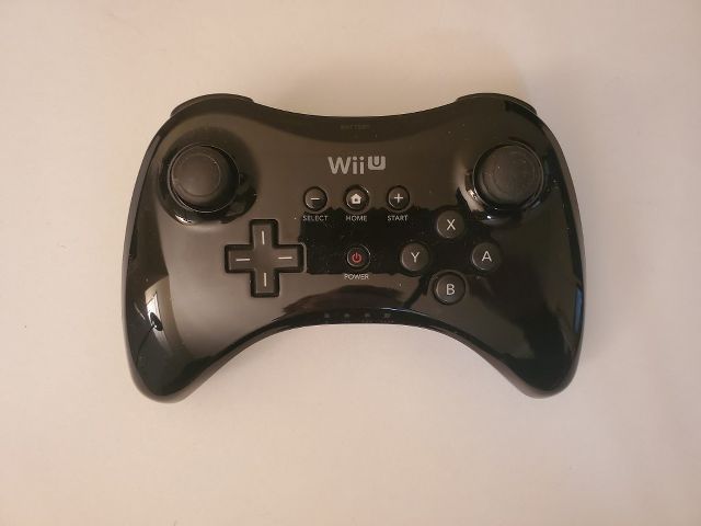 Nintendo Wii U Black Wireless Controller video game