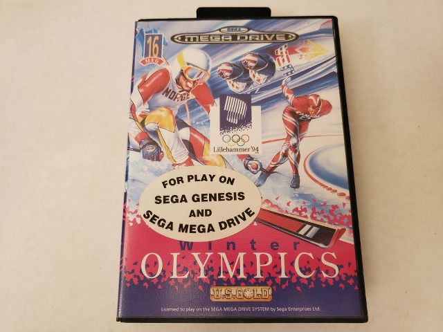 Sega Mega Drive Winter Olympics video game