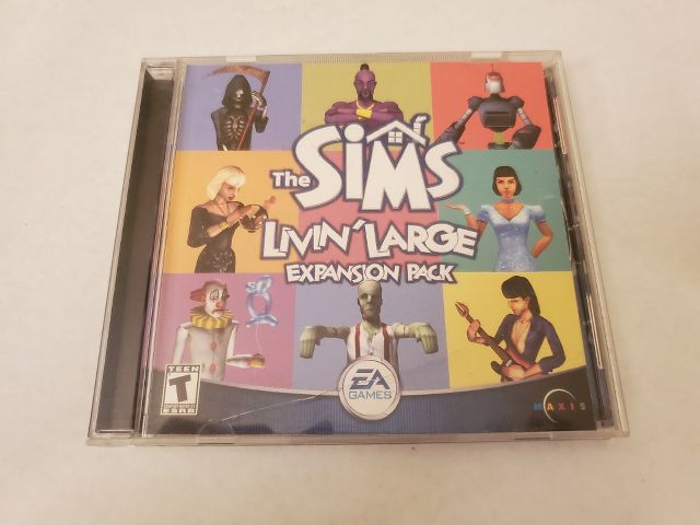 PC The Sims Livin' Large Expansion Pack video game