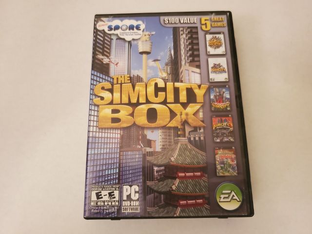 PC The Sim City Box video game