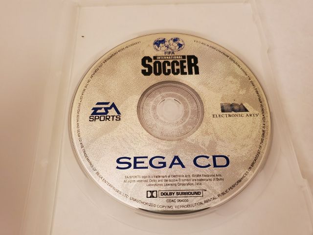 Sega CD FIFA International Soccer video game