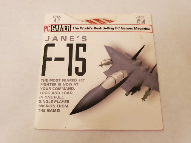 PC Jane's F-15 Aug 1998 video game