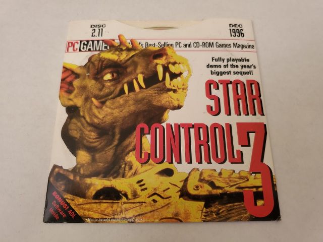 PC Star Control 3 Dec 1996 video game