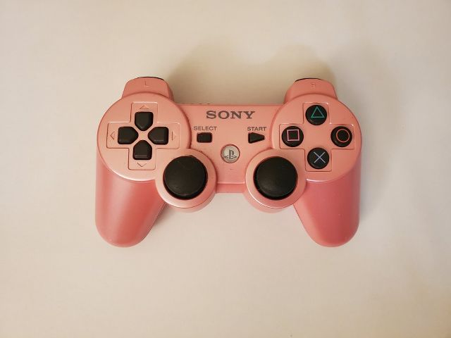 Sony Playstation 3 Pink Wireless Controller video game