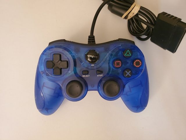 Sony Playstation 2 TTX Blue Wired Controller video game