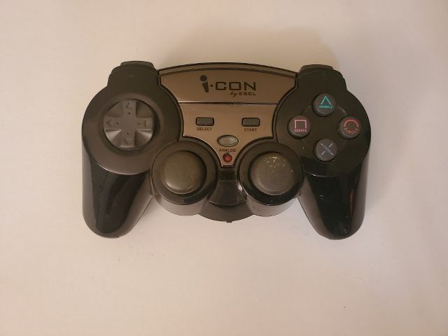 Sony Playstation 2 Esel Icon Black Wireless Controller video game