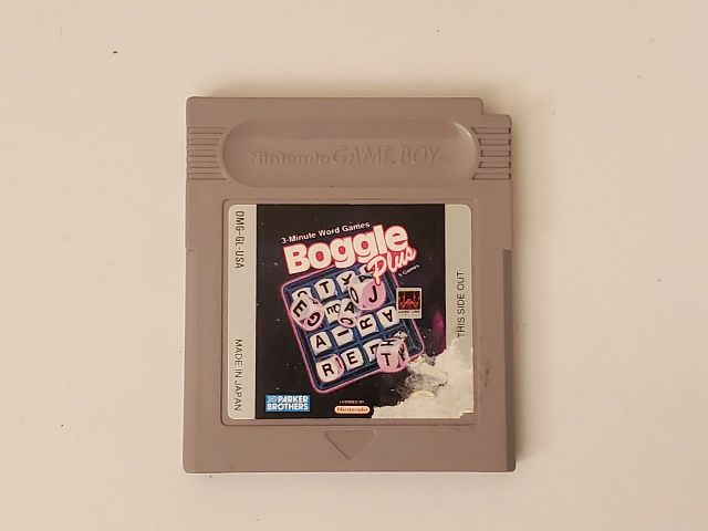 Nintendo Game Boy Boggle Plus video game