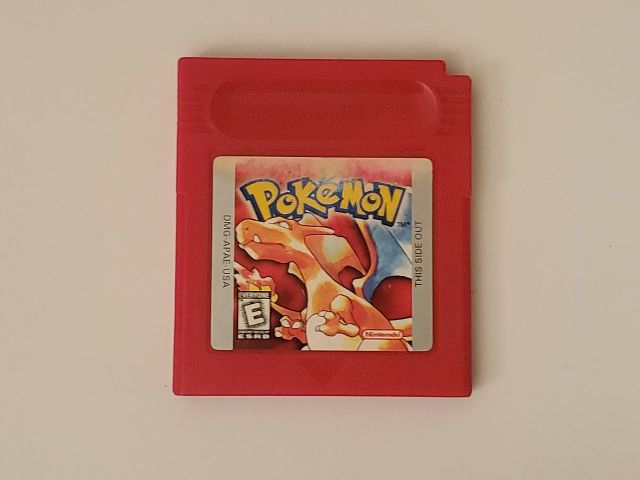 Nintendo Game Boy Pokemon Red video game