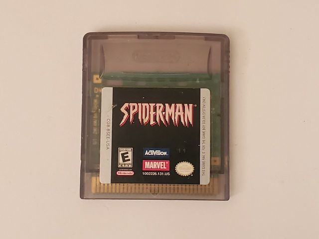 Nintendo Game Boy Color Spider Man video game