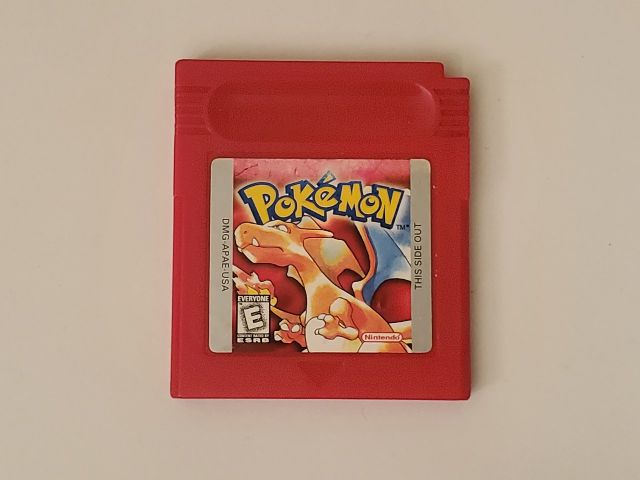 Nintendo Game Boy Pokemon Red video game