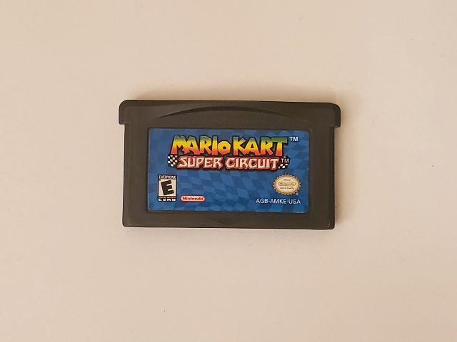 Nintendo Game Boy Advance Mario Kart Super Circuit video game