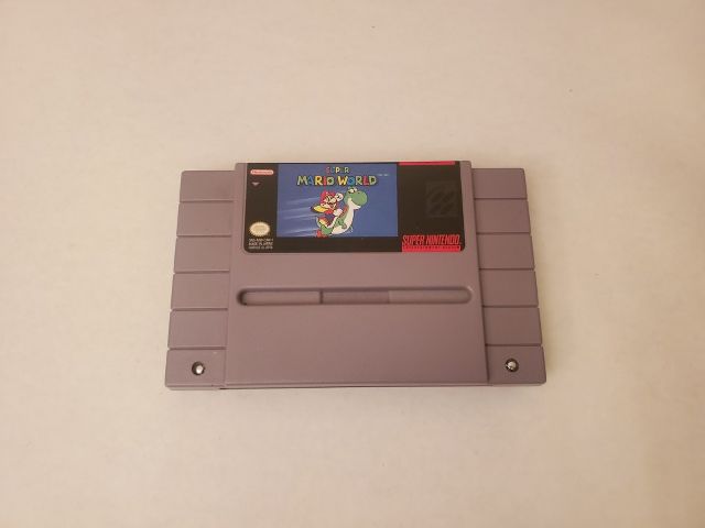 Nintendo SNES Super Mario World video game
