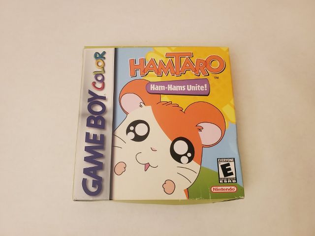 Nintendo Game Boy Color Hamtaro Ham-Hams Unite! video game