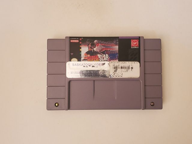 Nintendo SNES Super Slap Shot video game