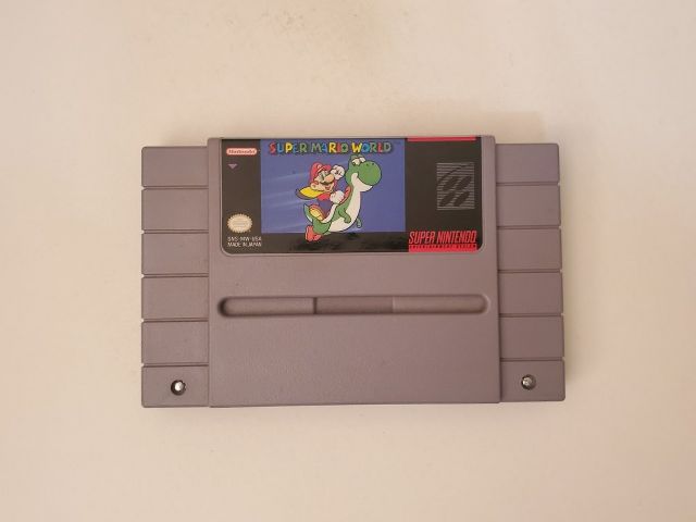 Nintendo SNES Super Mario World video game
