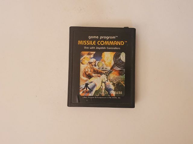 Atari 2600 Missile Command video game