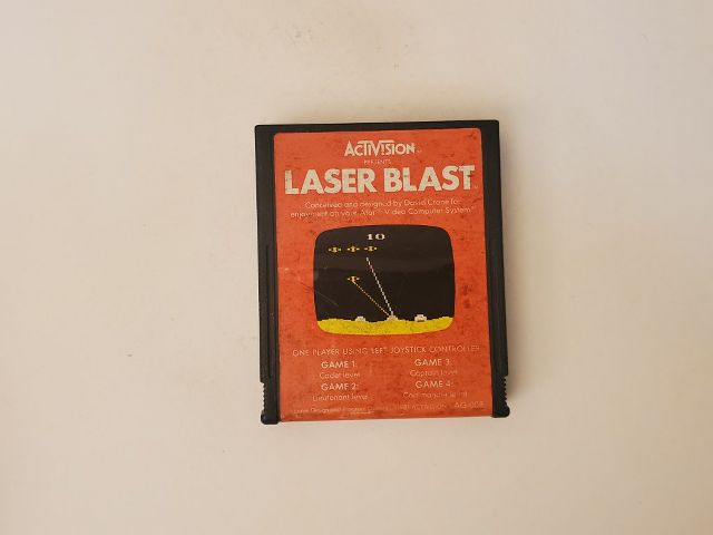 Atari 2600 Laser Blast video game