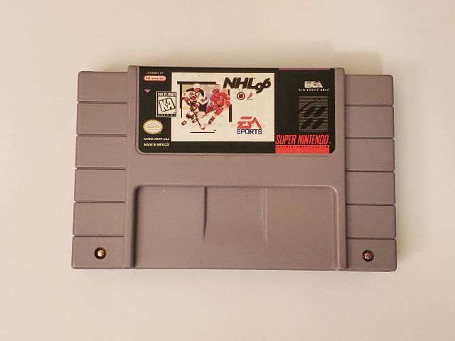 Nintendo SNES NHL 96 video game