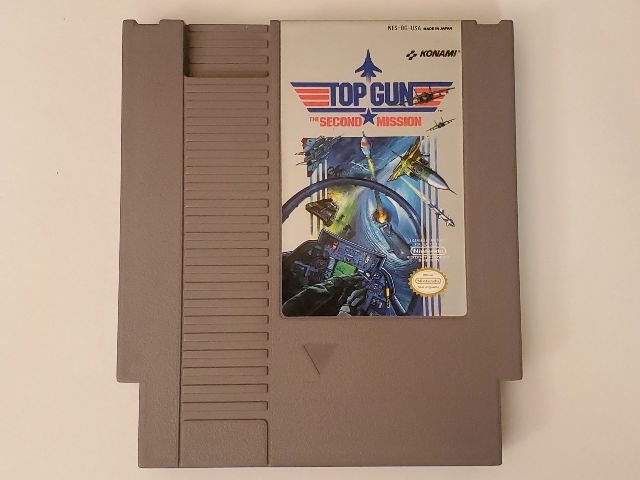 Nintendo NES Top Gun The Second Mission video game
