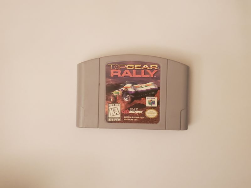 Nintendo 64 Top Gear Rally video game