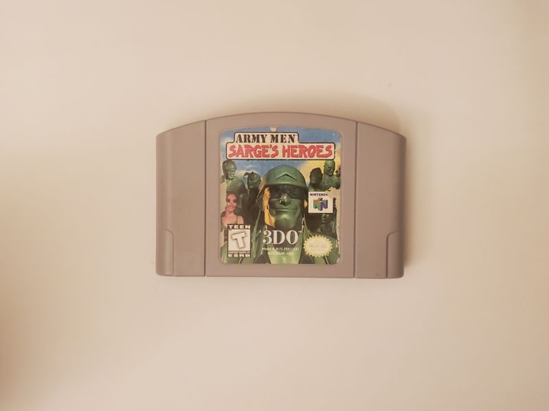 Nintendo 64 Army Men Sarge's Heroes video game