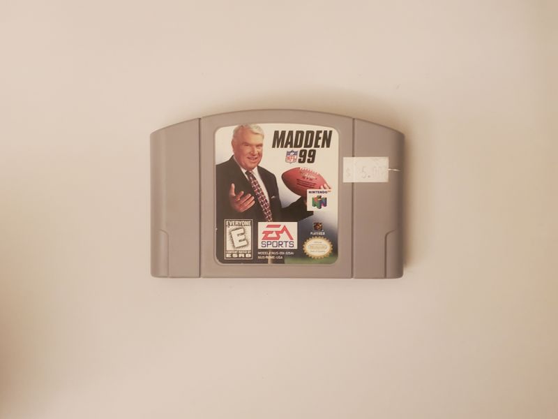 Nintendo 64 Madden 99 video game