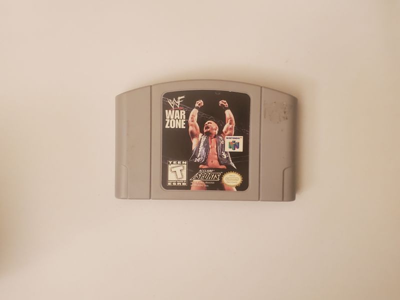 Nintendo 64 WWF War Zone video game