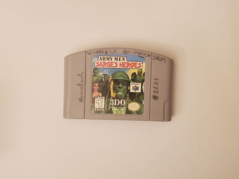 Nintendo 64 Army Men Sarge's Heroes video game