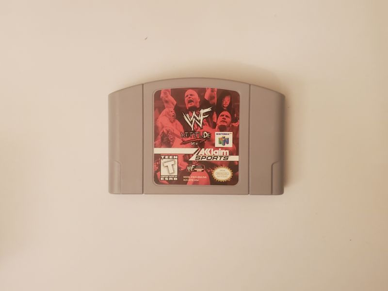 Nintendo 64 WWF Attitude video game