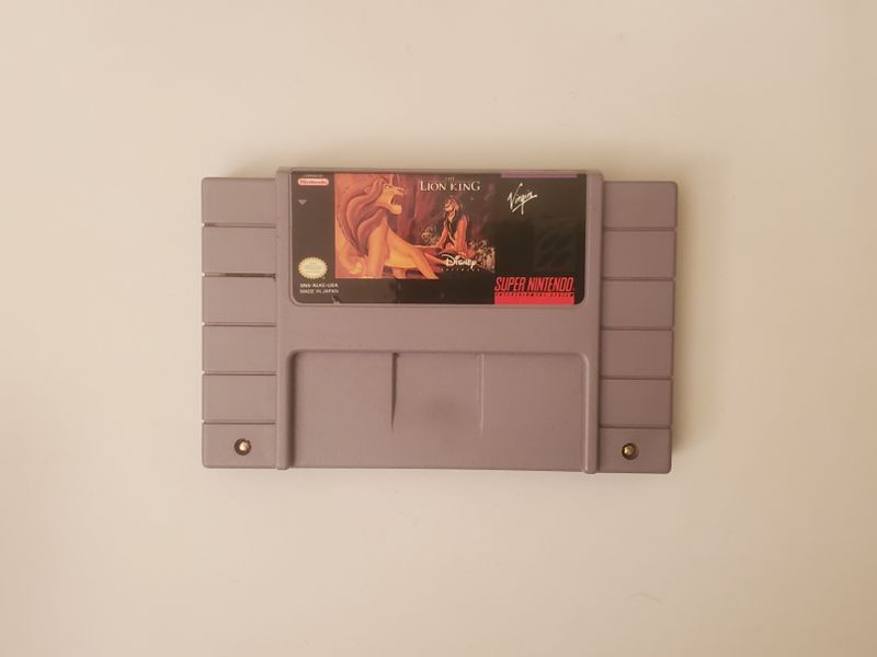 Nintendo SNES Disney's The Lion King video game
