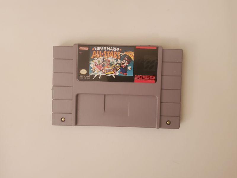 Nintendo SNES Super Mario All Stars video game