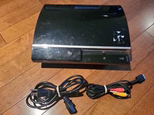 Sony Playstation 3 System Console Black Fat video game
